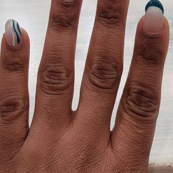 Baldwin Nail & Spa - What my nails actually look like after the technician was done - Skin Care Near Me - Baldwin, New York