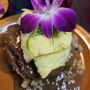Guieb Cafe - Loco Moco (Beef Patty) with Scrambled Egg and Fried Rice Adobo - Breakfast & Brunch Near Me - Las Vegas, Nevada Guieb Cafe - Loco Moco (Beef Patty) with Scrambled Egg and Fried Rice Adobo - Breakfast & Brunch Near Me - Las Vegas, Nevada