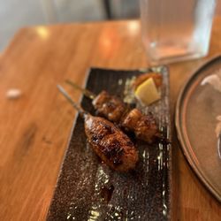 Izakaya Ko - Chicken meatball and negima skewer