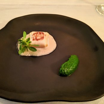 D.O.M. - Heart of palm, vatapa, coconut milk, and blue taro - Brazilian Near Me - São Paulo, SP