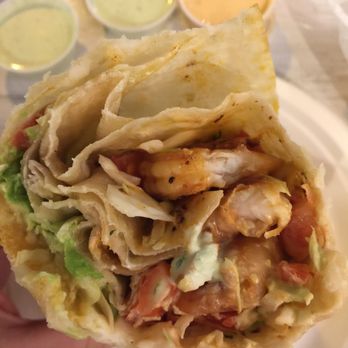 The Taco Stand - Shrimp burrito. Best shrimp burrito I've ever had - Tacos Near Me - Encinitas, California