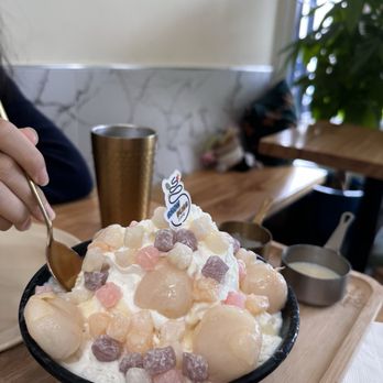 Snow Bliss - Lychee snow ice - Asian Fusion Near Me - San Francisco, California