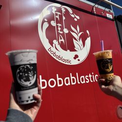Bobablastic - Taro and Thai tea boba