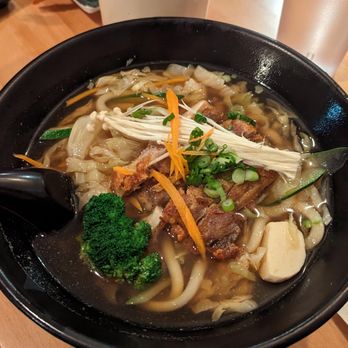 Momo Sushi - Chicken udon set (includes California roll) - Sushi Bars Near Me - Vancouver, British Columbia Momo Sushi - Chicken udon set (includes California roll) - Sushi Bars Near Me - Vancouver, British Columbia
