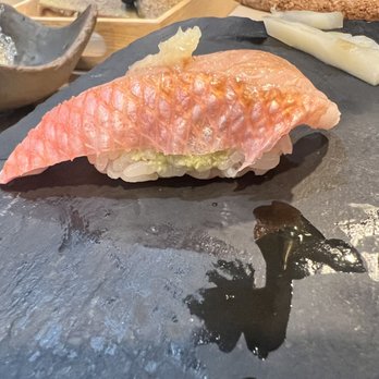 Sushi Aoki - Golden eye snapper with lemon salt sauce - Sushi Bars Near Me - Fort Lee, New Jersey