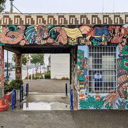 You can tell it was a former gas station