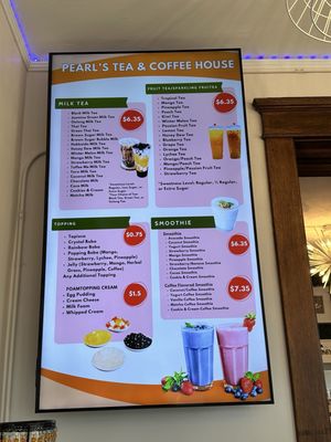 Menu photo 2 Pearl's Tea & Coffee House Memphis, TN Menu photo 2 Pearl's Tea & Coffee House Memphis, TN