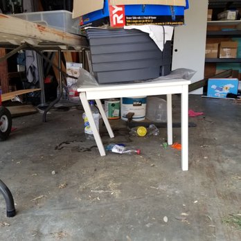 It’s Time For Moving - A table they broke by stacking heavy things on it - Movers Near Me It’s Time For Moving - A table they broke by stacking heavy things on it - Movers Near Me