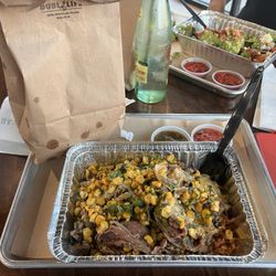 Chiloso Mexican Bistro - BUILD YOUR BOWL Roasted Pork, salsa and chips