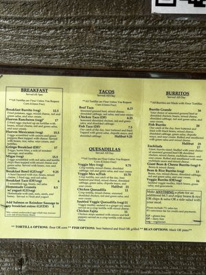 Menu photo 2 Baja Taco Cordova, AK