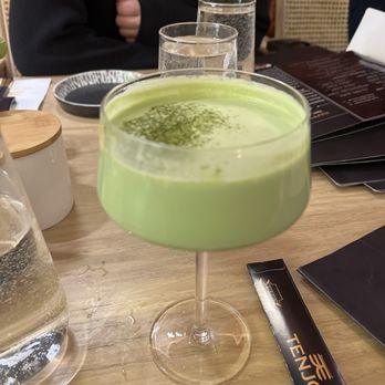 Tenjou - Matcha martini with tequila - Ramen Near Me - New York, New York