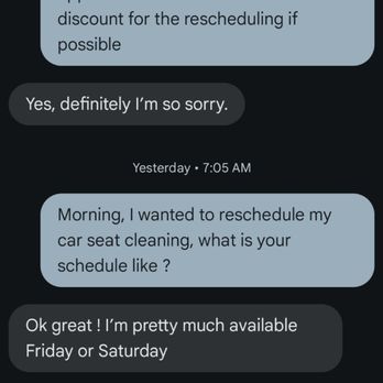 Drip N Shine Auto detailing - Direct communication about the car cleaning scheduling affecting my schedule also - Auto Detailing Near Me - Los Angeles, California
