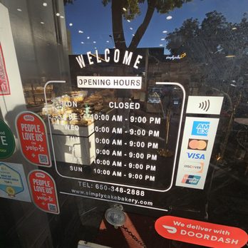 Simply Cake - Business Hours - Patisserie/Cake Shop Near Me - San Mateo, California Simply Cake - Business Hours - Patisserie/Cake Shop Near Me - San Mateo, California