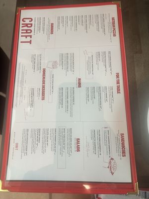 Menu photo 1 CRAFT Bayside Miami, FL