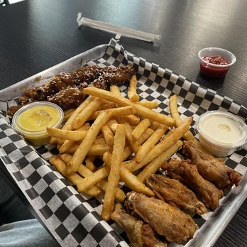 Wing Snob - Teriyaki, Cajun dry-rub, and Cajun fries - Chicken Wings Near Me - Edmonton, Alberta Wing Snob - Teriyaki, Cajun dry-rub, and Cajun fries - Chicken Wings Near Me - Edmonton, Alberta