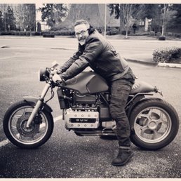 The first BMW K100 that I brought to Dana and Mark