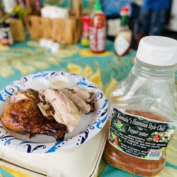 Huli Huli Chicken - The chicken go really well with local brand chili water