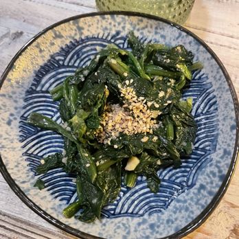 Hana - Sesame spinach salad - Japanese Near Me - Baltimore, Maryland