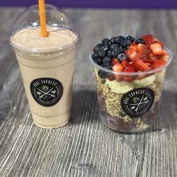Acai Express - Acai Bowl Regular and Peanut Butter Oatmeal 16oz