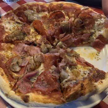 Roma TX Pizza Tavern - Three meat pizza - Pizza Near Me - Allen, Texas Roma TX Pizza Tavern - Three meat pizza - Pizza Near Me - Allen, Texas