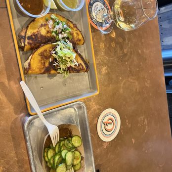 Docent Brewing - Tacos and spicy cucumber salad. So bomb! - Brewpubs Near Me - San Clemente, California