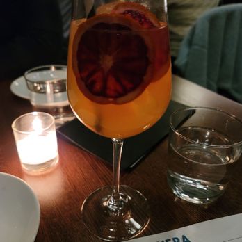 Balvanera - Modern Love: non-alcoholic drink with NA sparkling rose, cinnamon, & blood oranges. This was a special for Valentine's Day. - Argentine Near Me - Pittsburgh, Pennsylvania Balvanera - Modern Love: non-alcoholic drink with NA sparkling rose, cinnamon, & blood oranges. This was a special for Valentine's Day. - Argentine Near Me - Pittsburgh, Pennsylvania