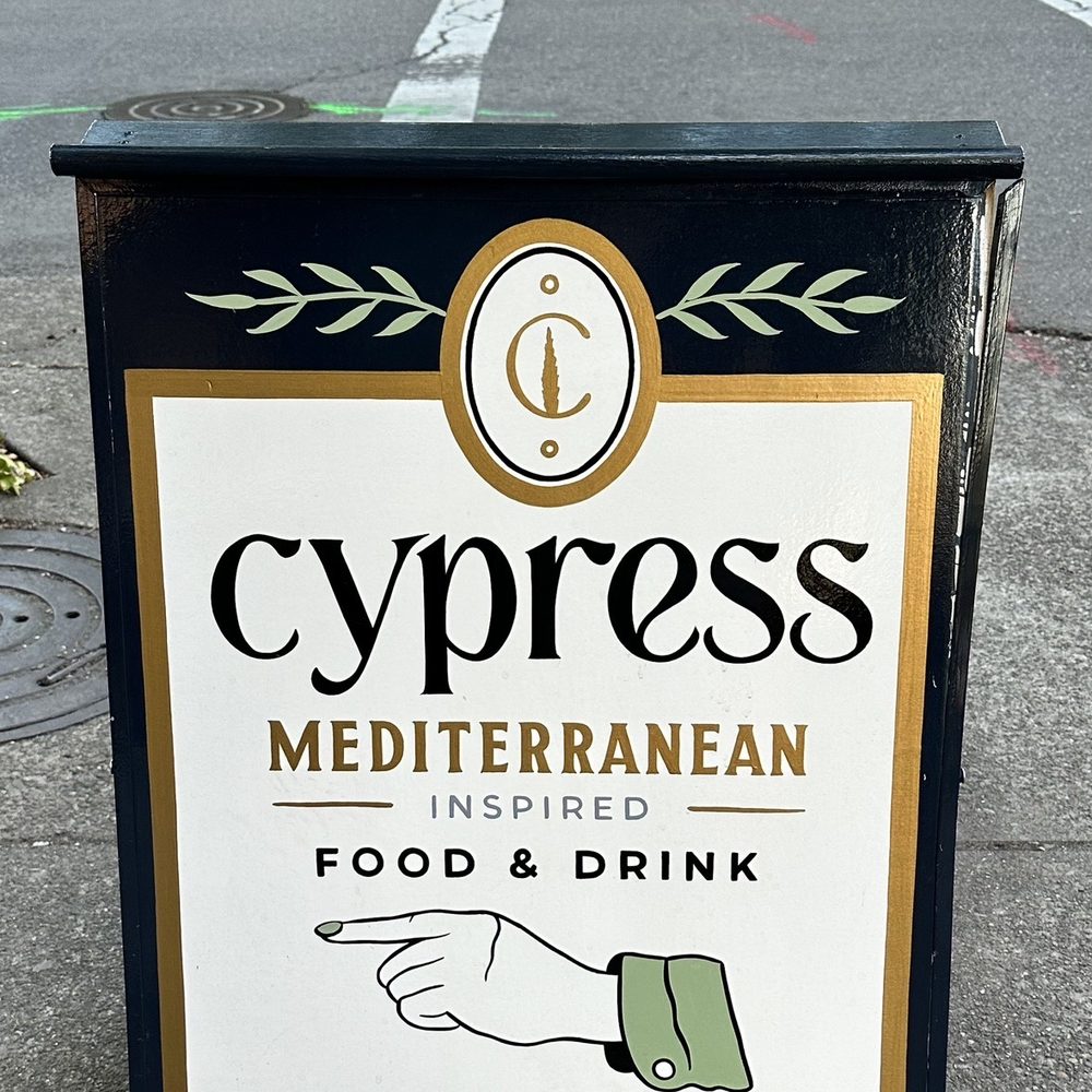 Cypress - Greatness, this way. - Mediterranean Near Me - McMinnville, Oregon