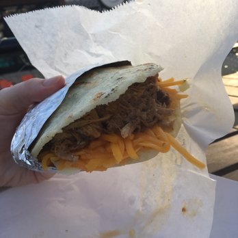La Caseta - Super hot and filling Arepa Rumberas (pork) - Latin American Near Me - Charlotte, North Carolina
