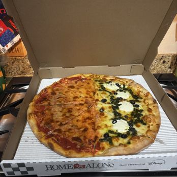 Prince Street Pizza - A Lovely Cheese Pizza Just for me! Plus half Green Machine for the wife - Pizza Near Me - Tempe, Arizona Prince Street Pizza - A Lovely Cheese Pizza Just for me! Plus half Green Machine for the wife - Pizza Near Me - Tempe, Arizona