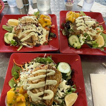 Taco Temple - Got the halibut taco, snapper taco, and cod taco. - Mexican Near Me - Morro Bay, California Taco Temple - Got the halibut taco, snapper taco, and cod taco. - Mexican Near Me - Morro Bay, California
