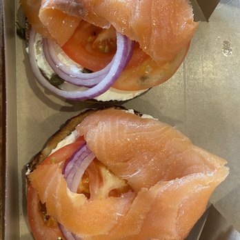 Einstein Bros. Bagels - One piece of lox - sad - Bagels Near Me - Ormond Beach, Florida Einstein Bros. Bagels - One piece of lox - sad - Bagels Near Me - Ormond Beach, Florida