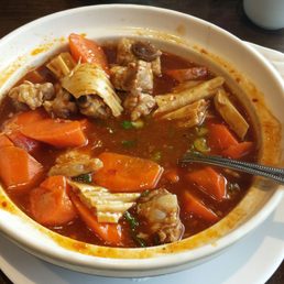 Spicy Rib Tips Stew. I did have some before taking the picture.