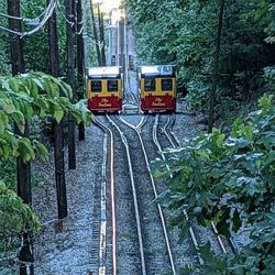 Mountain Memories - Watching the Incline Railroad pass each other