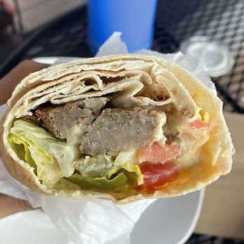 Cafe Sahara Mediterranean Cuisine - Kibbeh & Pita (1 Large Piece) - Falafel Near Me - Largo, Florida Cafe Sahara Mediterranean Cuisine - Kibbeh & Pita (1 Large Piece) - Falafel Near Me - Largo, Florida