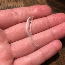 McDonald's - Plastic in the shake.