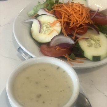Mr Shrimp - new england clam chowder and house salad. - Seafood Markets Near Me - Belmar, New Jersey Mr Shrimp - new england clam chowder and house salad. - Seafood Markets Near Me - Belmar, New Jersey