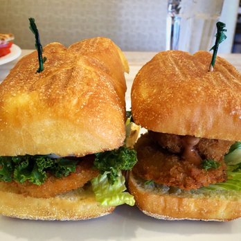 Simply Green Cafe - Eggplant Po'Boy crispy side - Vegan Near Me - Ramsey, New Jersey Simply Green Cafe - Eggplant Po'Boy crispy side - Vegan Near Me - Ramsey, New Jersey