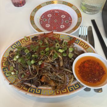 MAKfam - Beef Noodles with a side of chili oil - Chinese Near Me - Denver, Colorado