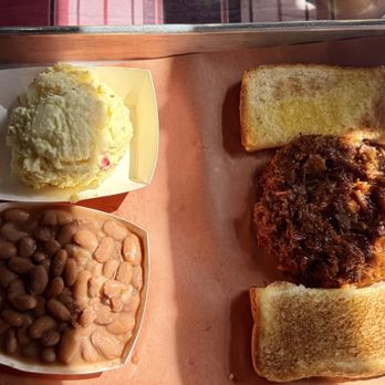 Rusty Bucket JawSmacking BBQ - Texas toast chopped brisket plate with two sides and a diet Dr Pepper. I tried the potato salad and beans. - Barbeque Near Me - San Antonio, Texas Rusty Bucket JawSmacking BBQ - Texas toast chopped brisket plate with two sides and a diet Dr Pepper. I tried the potato salad and beans. - Barbeque Near Me - San Antonio, Texas