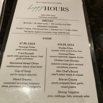 The 3rd Corner - Menu-HH - New American Near Me - Encinitas, California