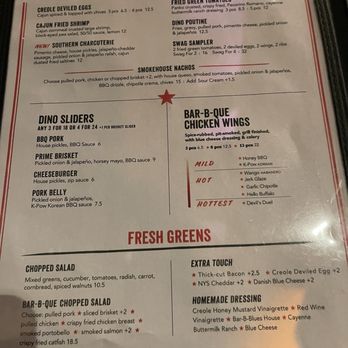Dinosaur Bar-B-Que - Menu - Barbeque Near Me - Brooklyn, New York