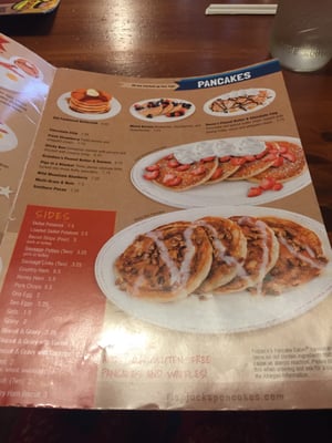 Menu photo 8 Flapjack's Pancake Cabin Kodak, TN