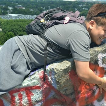 Quincy Quarries Reservation - when you make it so high up...but remembered you're scared of heights! - Parks Near Me - Quincy, Massachusetts