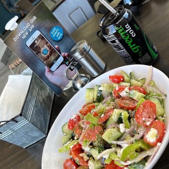 Souvlaqueria - Greek salad and green cola - Greek Near Me - Union, New Jersey Souvlaqueria - Greek salad and green cola - Greek Near Me - Union, New Jersey