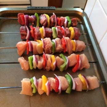 Hyde Park Fine Meats & Catering - Making kabobs!!! Using Hyde Park Fine Meats' fresh veggies, chicken and steak!! Yum!! - Meat Shops Near Me - Cincinnati, Ohio Hyde Park Fine Meats & Catering - Making kabobs!!! Using Hyde Park Fine Meats' fresh veggies, chicken and steak!! Yum!! - Meat Shops Near Me - Cincinnati, Ohio
