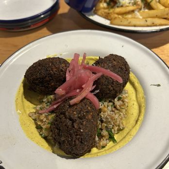 Bluto's - Falafel balls they were as hard as rocks. - Greek Near Me - Portland, Oregon Bluto's - Falafel balls they were as hard as rocks. - Greek Near Me - Portland, Oregon