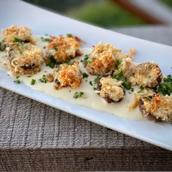 Greycliff Mill - Appetizer of stuffed mushrooms