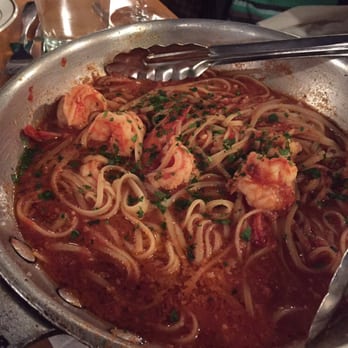 The Daily Catch - Pasta with Shrimp in red sauce - Seafood Near Me - Brookline, Massachusetts The Daily Catch - Pasta with Shrimp in red sauce - Seafood Near Me - Brookline, Massachusetts