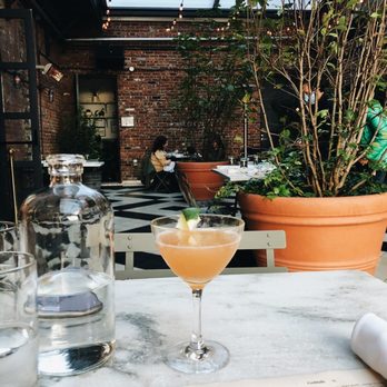 Le Crocodile - Patio Seating - French Near Me - Brooklyn, New York