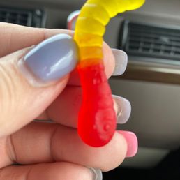 Sugar free wiggly worm!! Yummy Sugar free wiggly worm!! Yummy